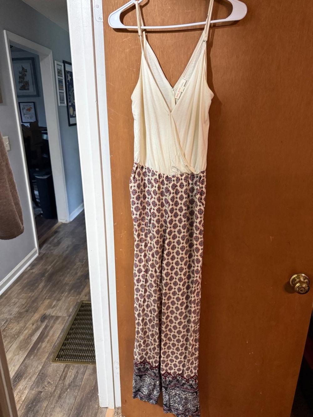 Love Tree Cream Top with Red Logo